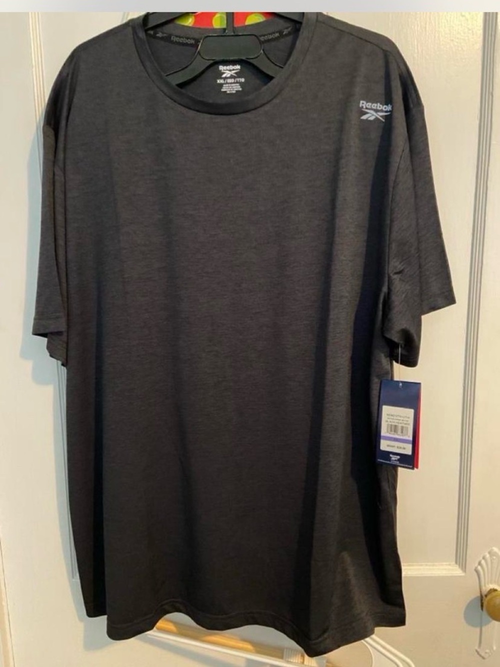Reebok Men’s Charcoal Gray Short Sleeve Performance Tee